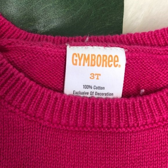 Gymboree 3T Pink Dog Striped Dress - Picture 7 of 7